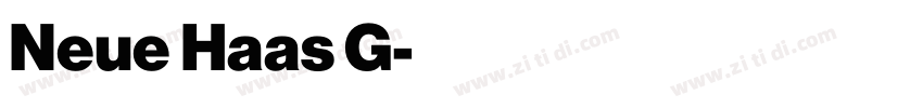 Neue Haas G字体转换